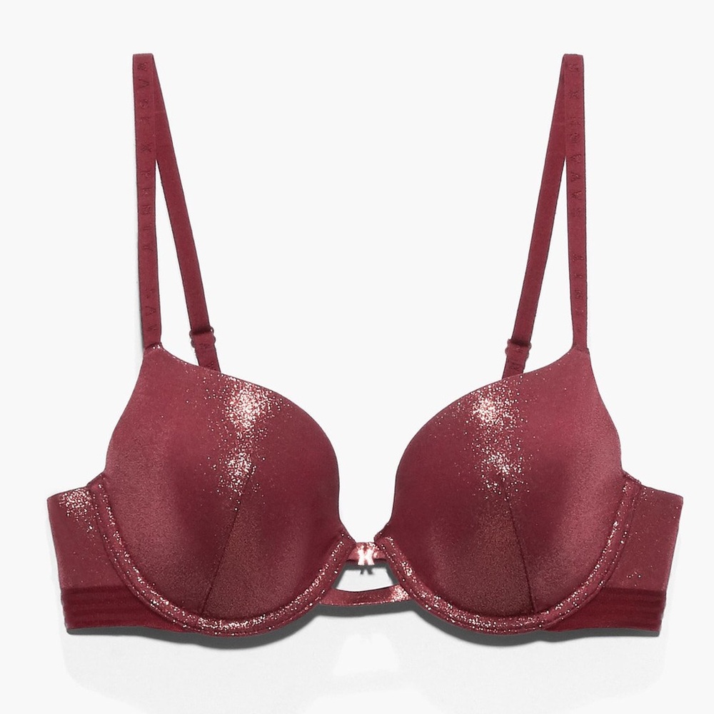 CORE MICROFIBER METALLIC T-SHIRT BRA NWT